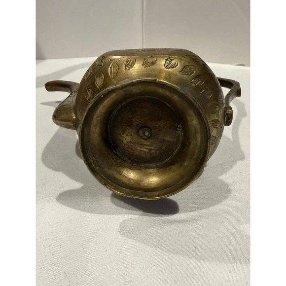 Lot of 3 Antique Brass Middle Eastern Dallah Coffee Tea Pots Turkish Kettle - Picture 13 of 14